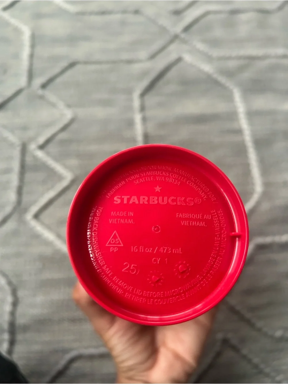 NWT Starbucks Limited Edition Red Cup Winter Holiday/Seasonal Travel Mug,Tumbler
